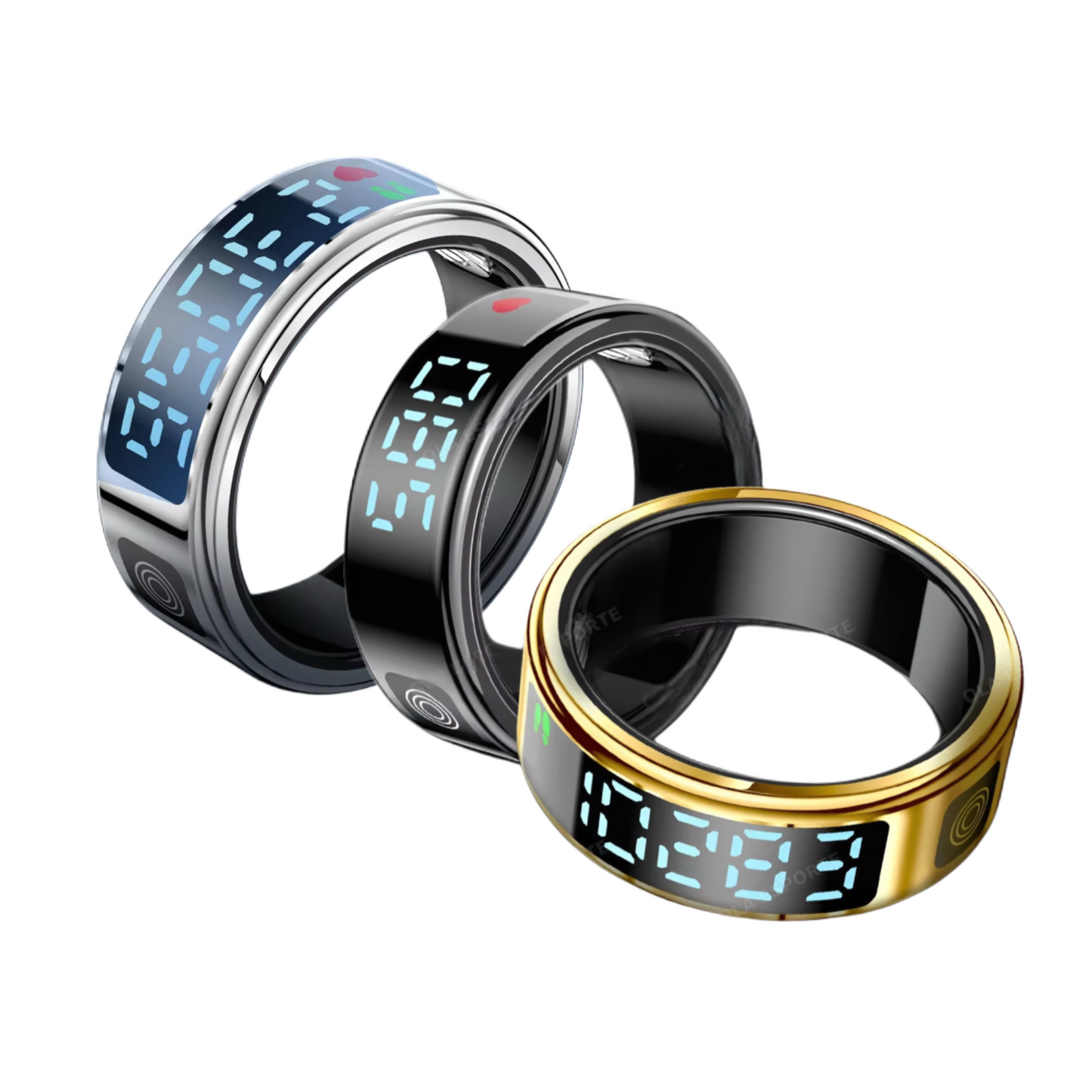 NEW *Premium* Smart Ring β Display Screen, Gesture Control, Titanium, Waterproof, Health & Fitness Monitor
