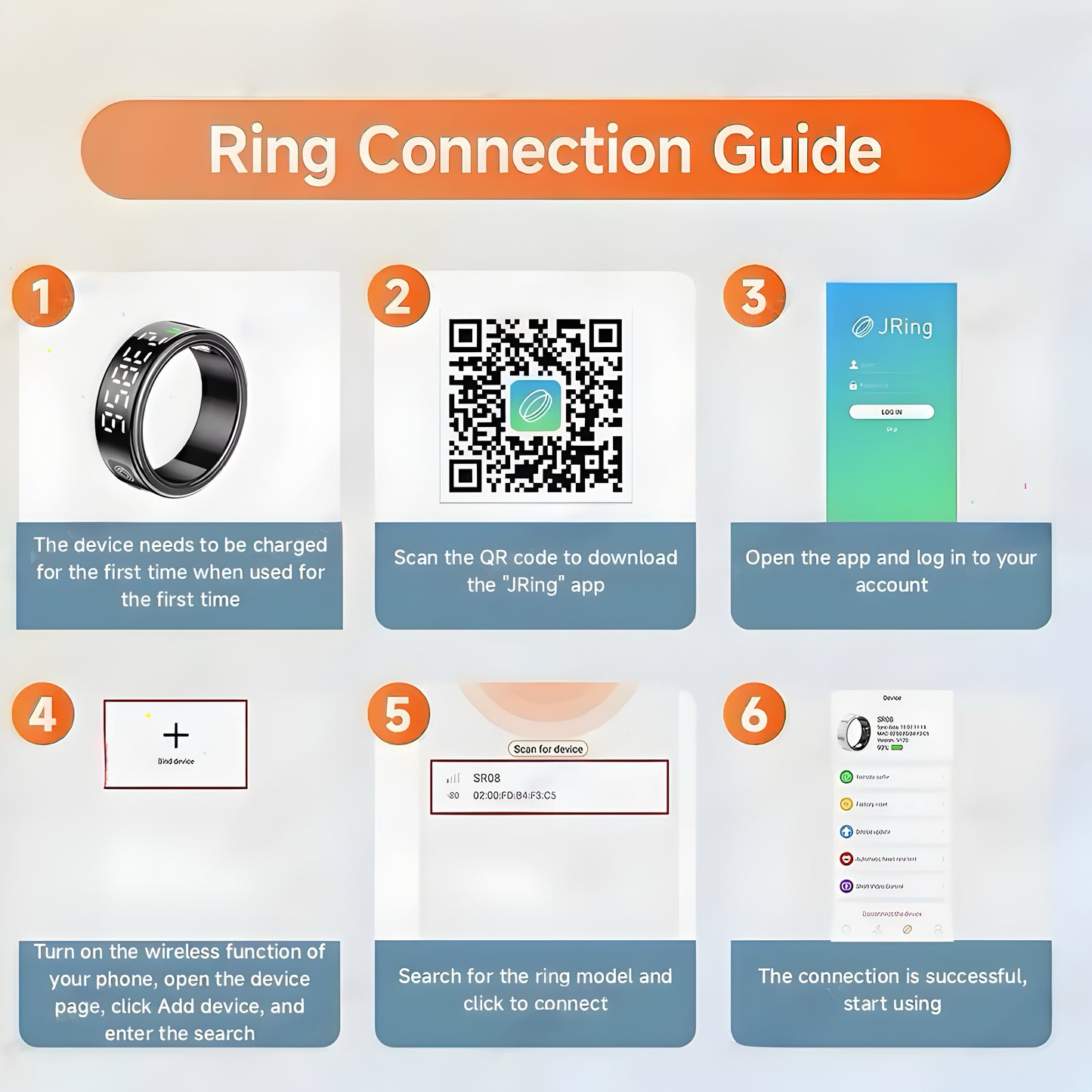 NEW *Premium* Smart Ring – Display Screen, Gesture Control, Titanium, Waterproof, Health & Fitness Monitor