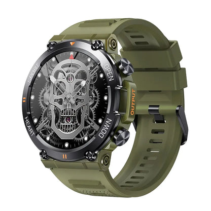 Android & iOS Smartwatch- Military Grade- Army Green