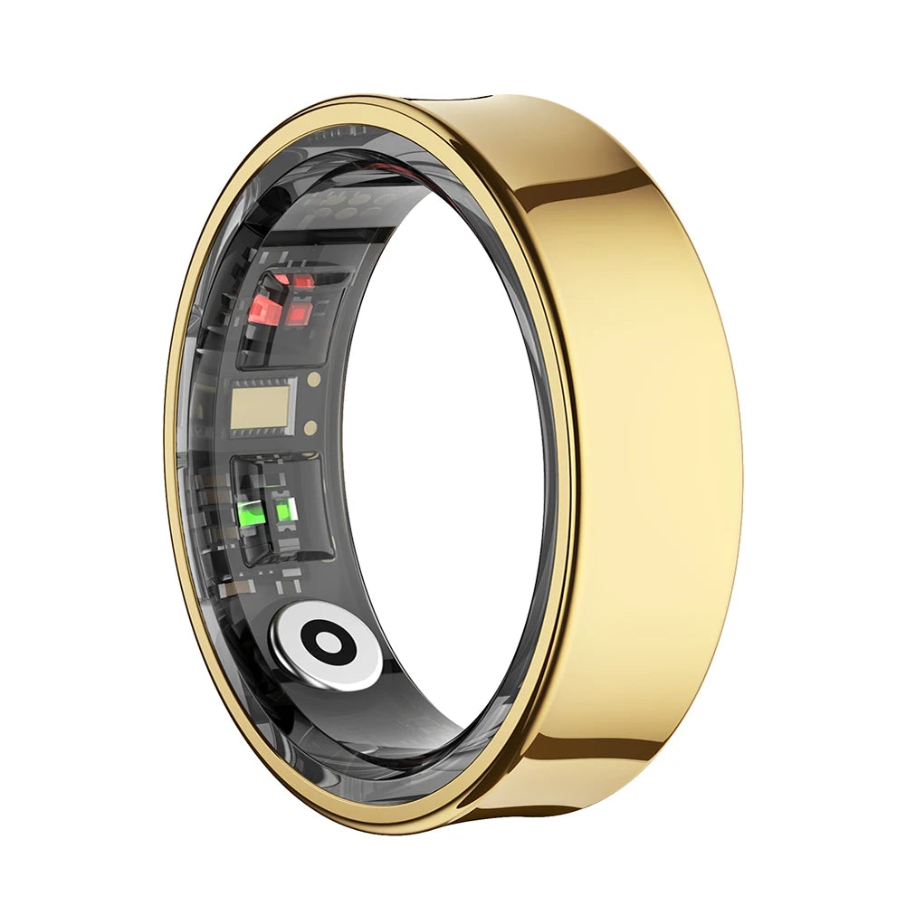 Smart Ring- Titanium Health & Fitness Tracker in GOLD